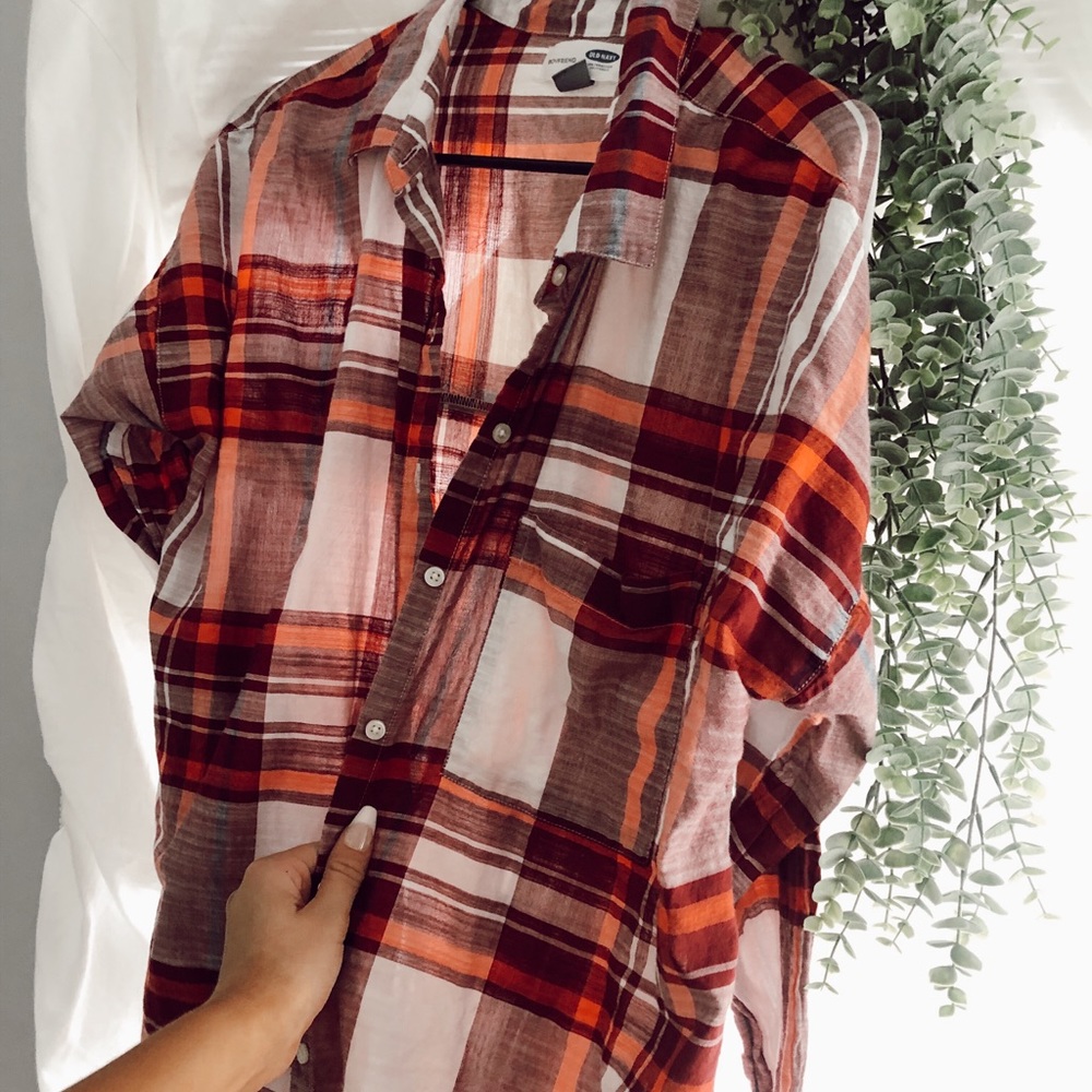 Old Navy Boyfriend Fit Flannel